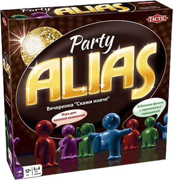 Настольная игра Алиас Вечеринка (Alias ​​Party) (RU), бренду Tactic, для 4-12 гравців, час гри < 60мин. - KUBIX