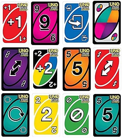 Настольная игра Uno Flip Express (Двойная игра Экспресс), бренду Mattel, для 2-4 гравців, час гри < 30мин. - 6 - KUBIX 