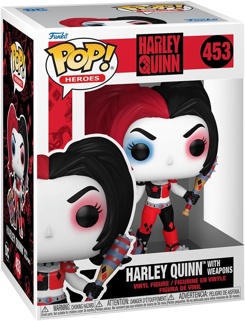 Ігрова фігурка FUNKO POP! Гарлі Квінн (Harley Quinn with Weapons) Heroes DC #453, бренду Funko - KUBIX