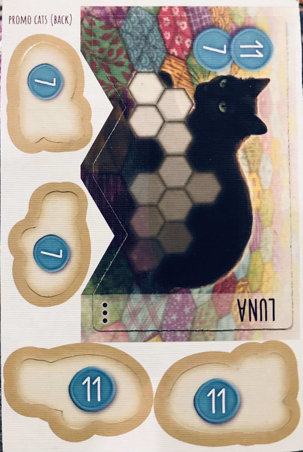 Настольная игра Калико: Kickstarter-промонабор к игре (Calico: Kickstarter Promo Cats), бренду Lord of Boards, для 1-4 гравців, час гри < 30мин. - 4 - KUBIX 