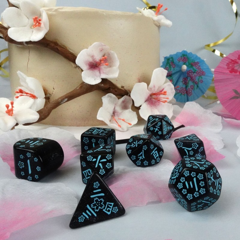 Набір кубиків 20 years: Japanese Dice Set (8), бренду Q-Workshop - 2 - KUBIX 