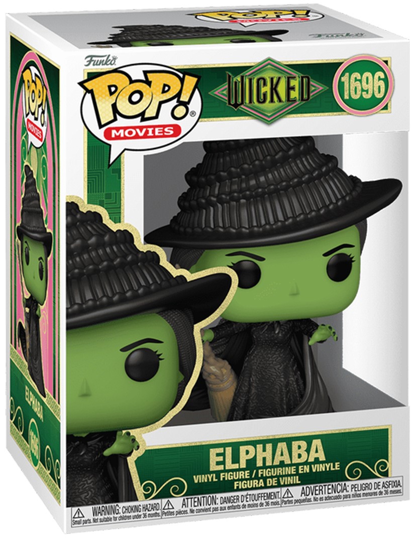 Ігрова фігурка Funko POP Ельфаба (Elphaba) Wicked: Чародійка: #1696, бренду Funko - KUBIX