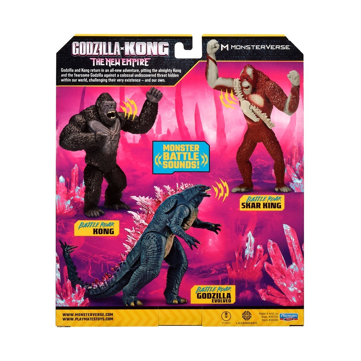 Фигурка GODZILLA X KONG – ГОДИЛЛА ГОТОВАЯ К БОЮ (18 cm), бренду Godzilla vs. Kong - 5 - KUBIX 