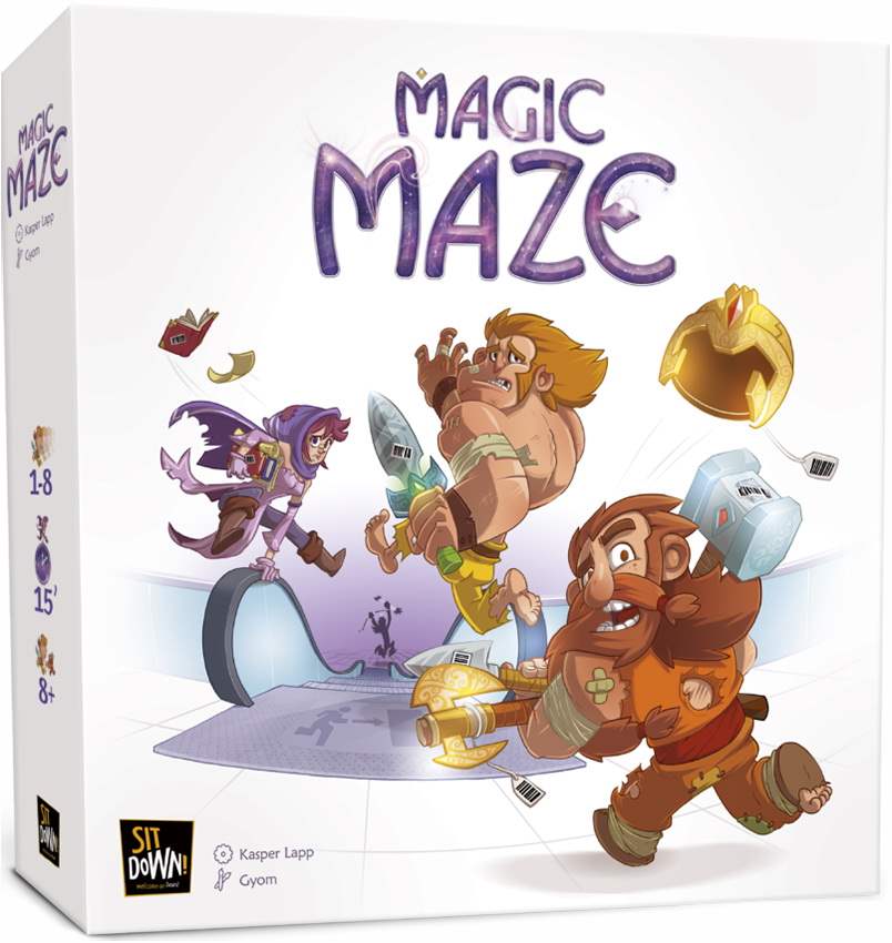 Настільна гра МагоМаркет. Чарівний лабіринт (Magic Maze), бренду Woodcat, для 1-8 гравців, час гри < 30хв. - KUBIX