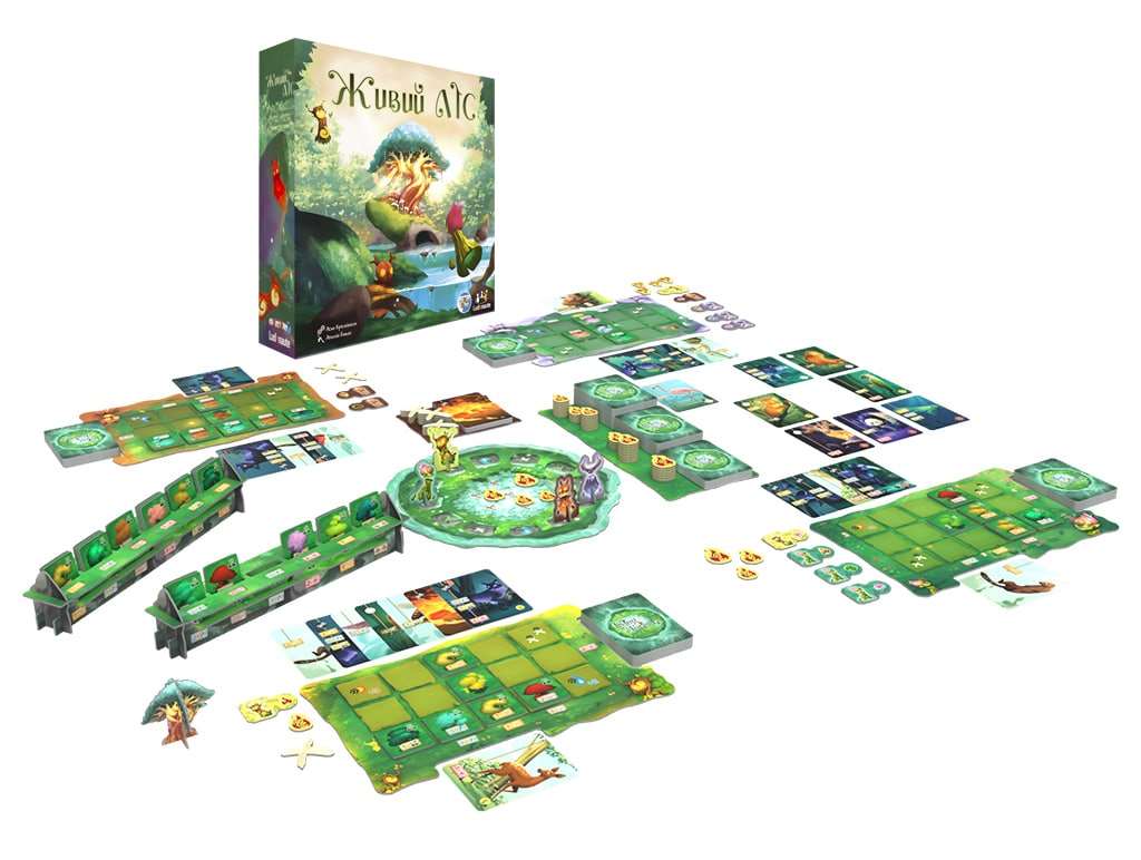 Настольная игра Живой лес (Living Forest), бренду Games 7Days, для 1-4 гравців, час гри < 60мин. - 2 - KUBIX 
