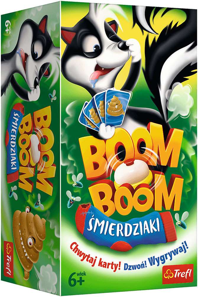 Настольная игра Бум Бум: Смердючки (Boom Boom: Stinkers), бренду Trefl, для 2-4 гравців - KUBIX