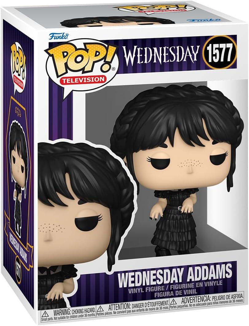 Ігрова фігурка FUNKO POP! Венздей (Rave'n Wednesday Addams) TV Wednesday #1577, бренду Funko - 2 - KUBIX 