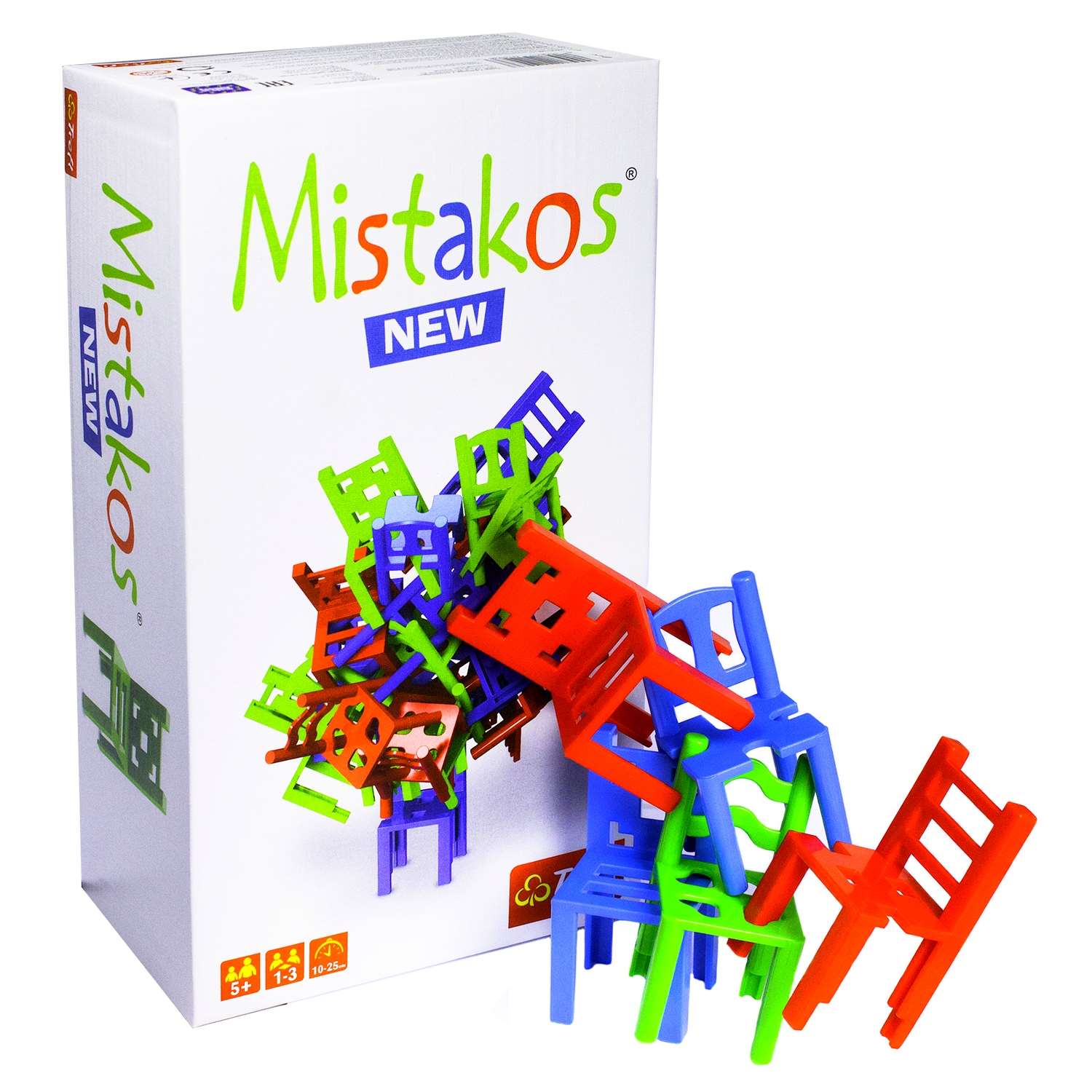 Настольная игра Mistakos: Стульчики, бренду Trefl, для 1-3 гравців, час гри < 30мин. - 3 - KUBIX 