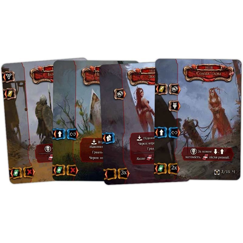 Настільна гра Спаплюжений Грааль. Падіння Авалону. Ніів (Tainted Grail: FOA. Niamh), бренду Kilogames, для 1-5 гравців, час гри > 60хв. - 3 - KUBIX 