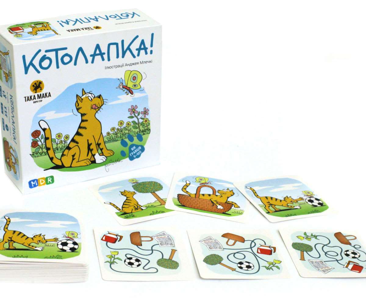 Настольная игра Котолапка, бренду Така Мака, для 2-6 гравців, час гри < 30мин. - 2 - KUBIX 