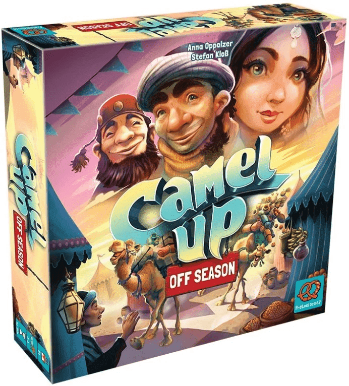 Настільна гра Верблюди, вперед. У міжсезонні (Camel Up Off Season) (EN), бренду Plan B Games, для 3-5 гравців, час гри < 60хв. - KUBIX