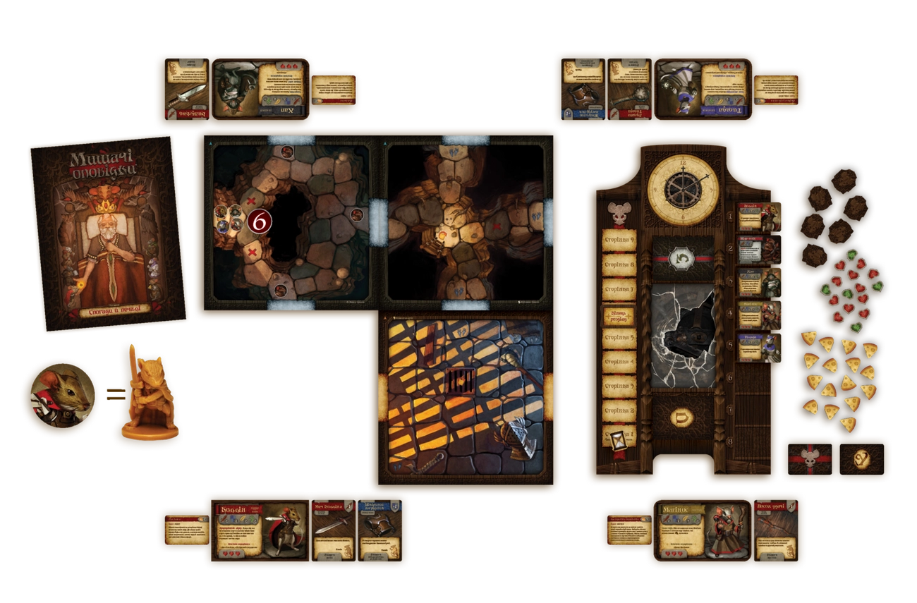 Настільна гра Мишачі оповідки (Mice and Mystics), бренду Lord of Boards, для 1-4 гравців, час гри < 60хв. - 4 - KUBIX 