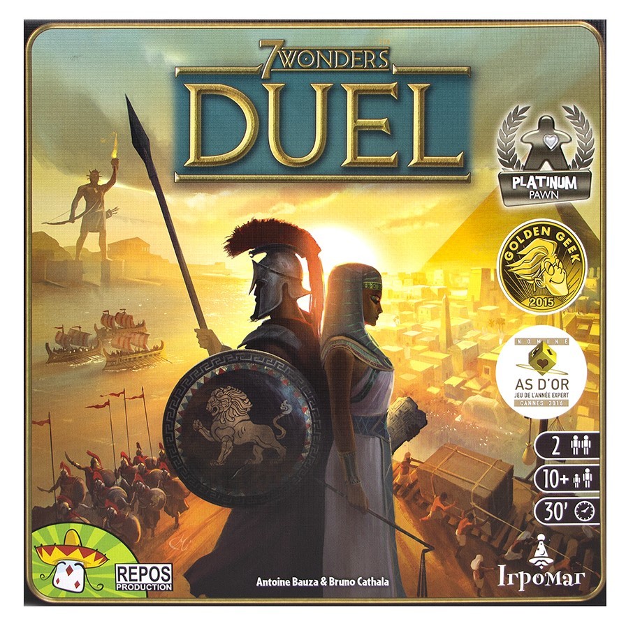 Настольная игра 7 Чудес: Дуэль (7 Wonders Duel), бренду Игромаг, для 2-2 гравців, час гри < 30мин. - 6 - KUBIX 