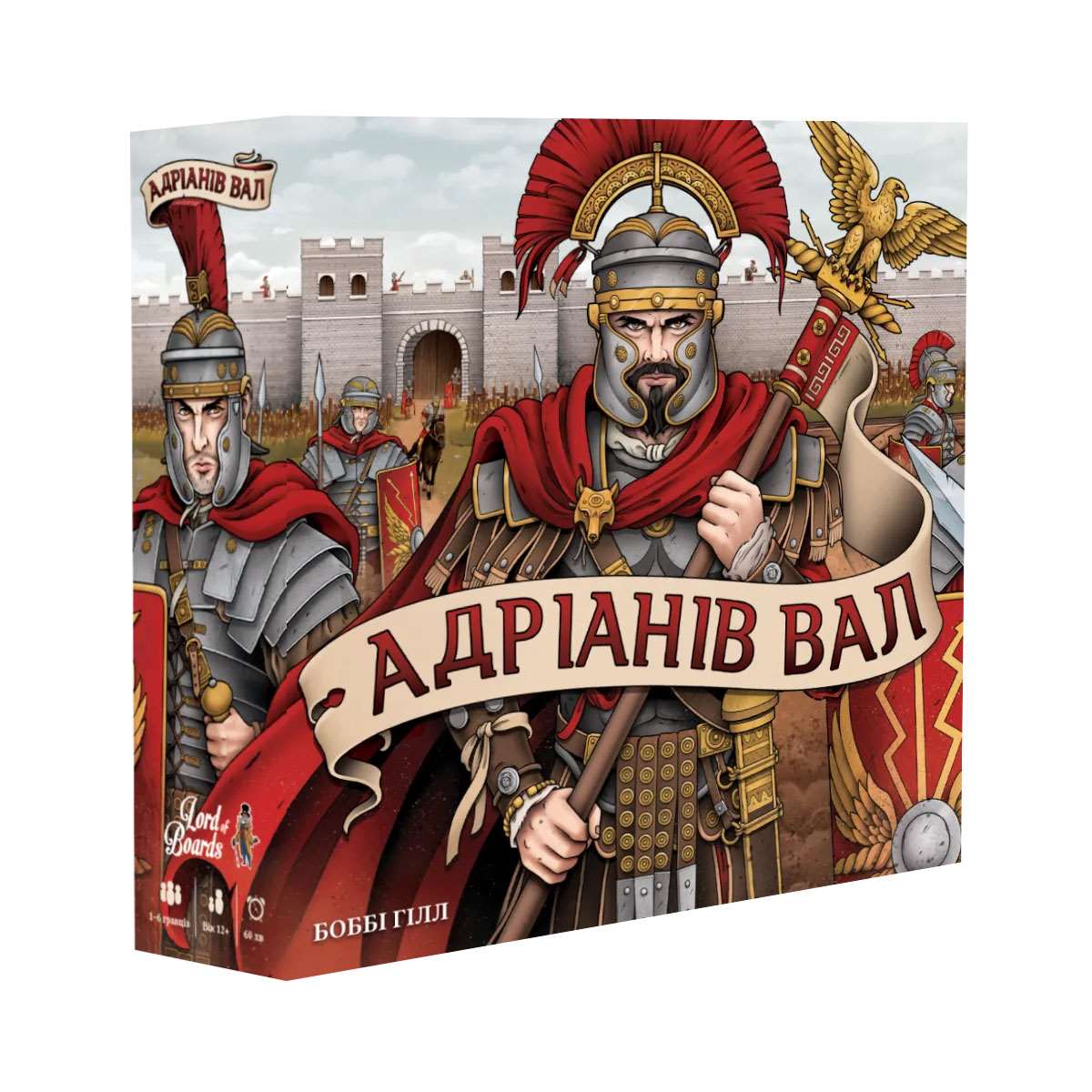 Настільна гра Адріанів вал (Hadrian's Wall), бренду Lord of Boards, для 1-6 гравців, час гри < 30хв. - KUBIX