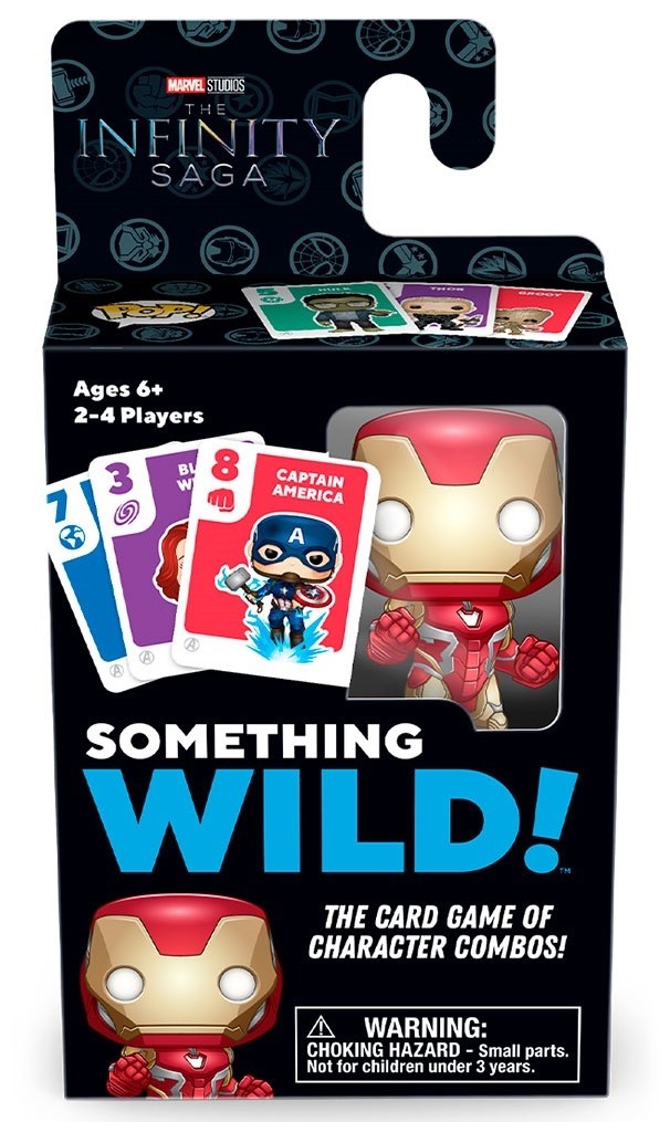 Настольная игра Funko Something Wild: Marvel Infinity Saga. Iron Man (Железный человек), бренду Funko, для 2-4 гравців, час гри < 30мин. - KUBIX