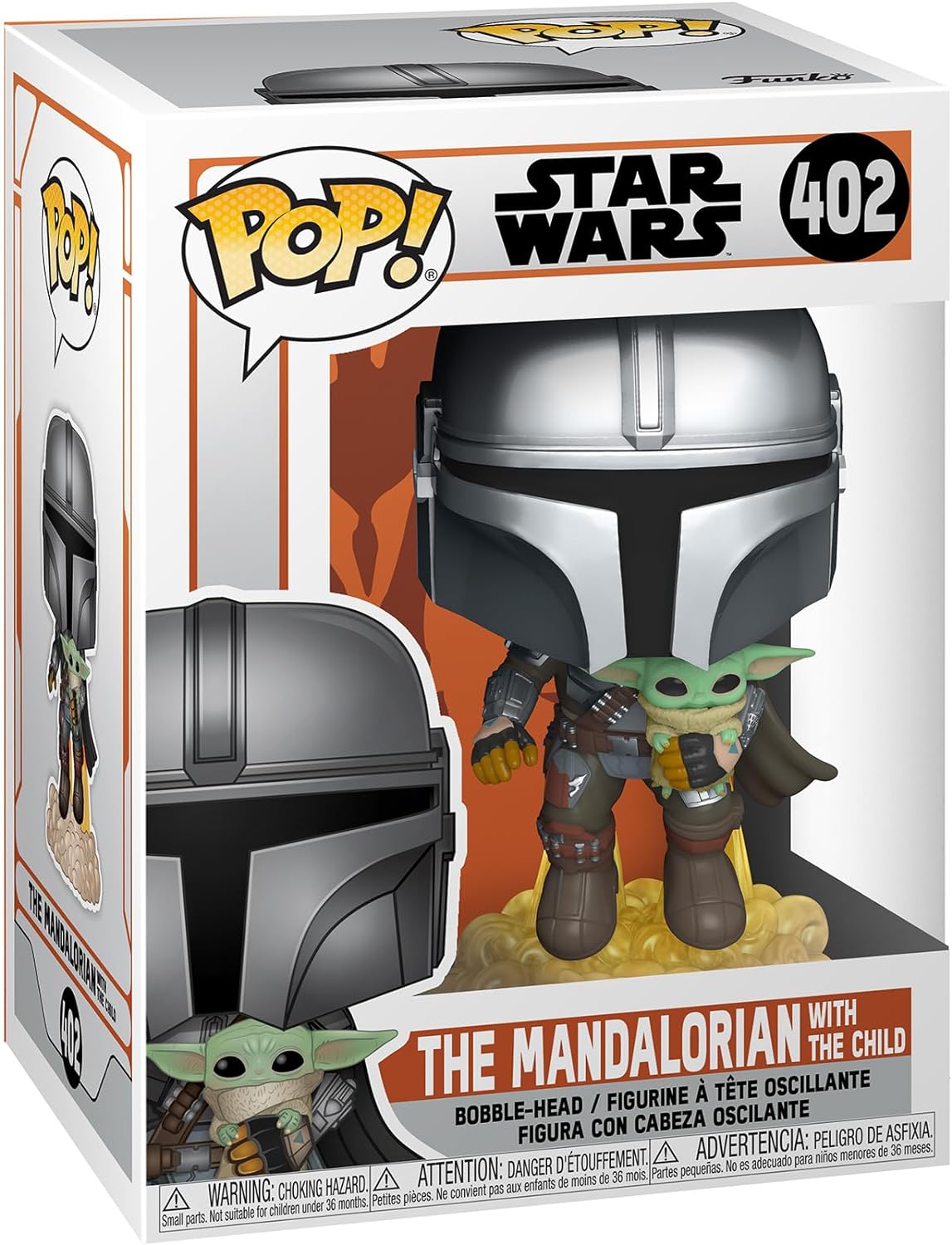 Игровая фигурка FUNKO POP! Мандалорец с Малышом (The Mandalorian) Star Wars #402, бренду Funko - 2 - KUBIX 