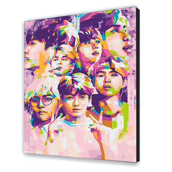 Картина за номерами BTS. Bangtan Boys (40х50 см), бренду Art Craft - KUBIX