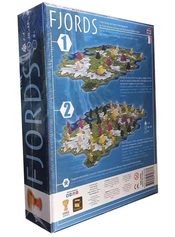 Настольная игра Fjords (Фьорды) (EN), бренду Czech Games Edition, для 2-4 гравців, час гри < 30мин. - 2 - KUBIX 