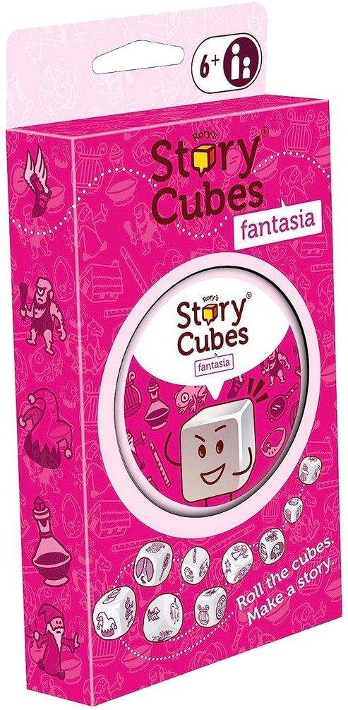 Настільна гра Кубики історій Рорі: Фантазія (Rory's Story Cubes: Fantasia), бренду Asmodee, для 1-12 гравців, час гри < 30хв. - KUBIX