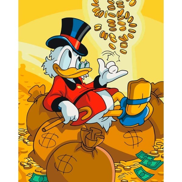 Картина по номерам Scrooge McDuck (40х50 см), бренду Art Craft - KUBIX