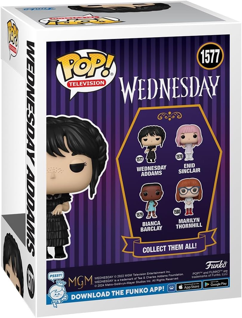 Игровая фигурка FUNKO POP! Венздей (Rave'n Wednesday Addams) TV Wednesday #1577, бренду Funko - 3 - KUBIX 