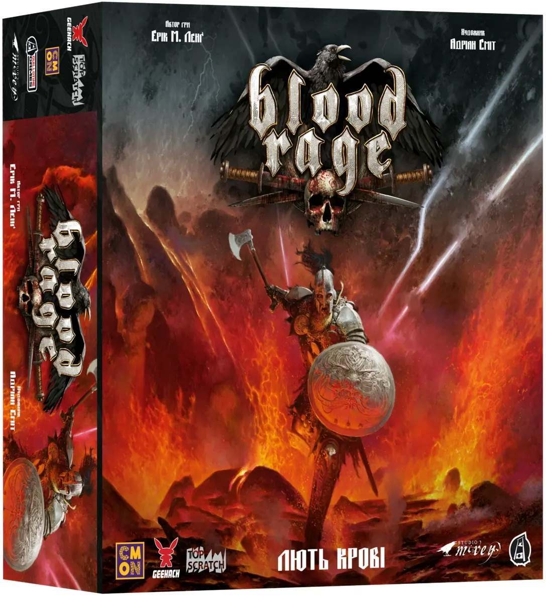 Настільна гра Лють крові (Blood Rage), бренду Geekach Games, для 2-4 гравців, час гри > 60хв. - KUBIX