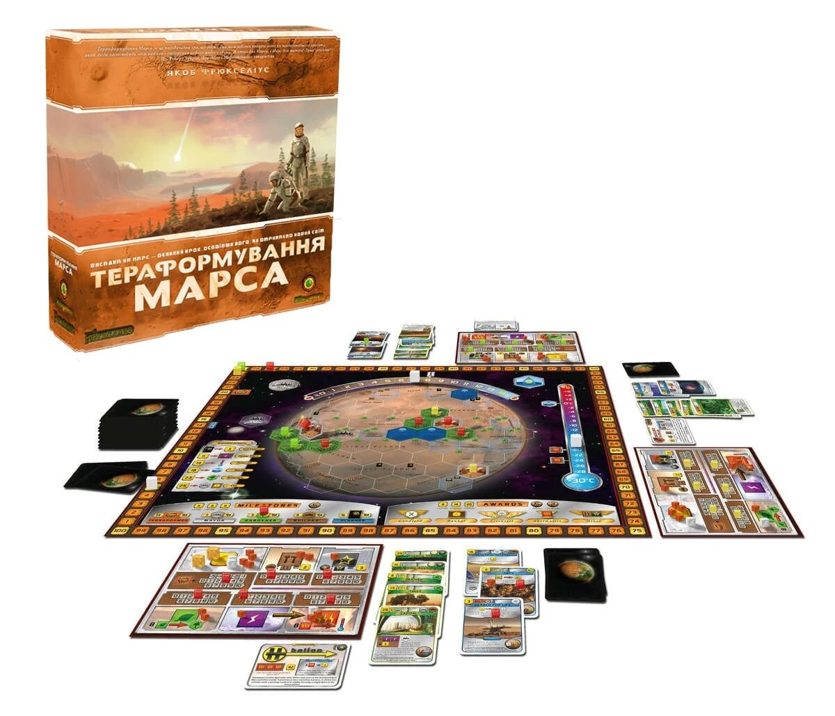 Настільна гра Тераформування Марса (Terraforming Mars), бренду Kilogames, для 1-5 гравців, час гри > 60хв. - 2 - KUBIX 