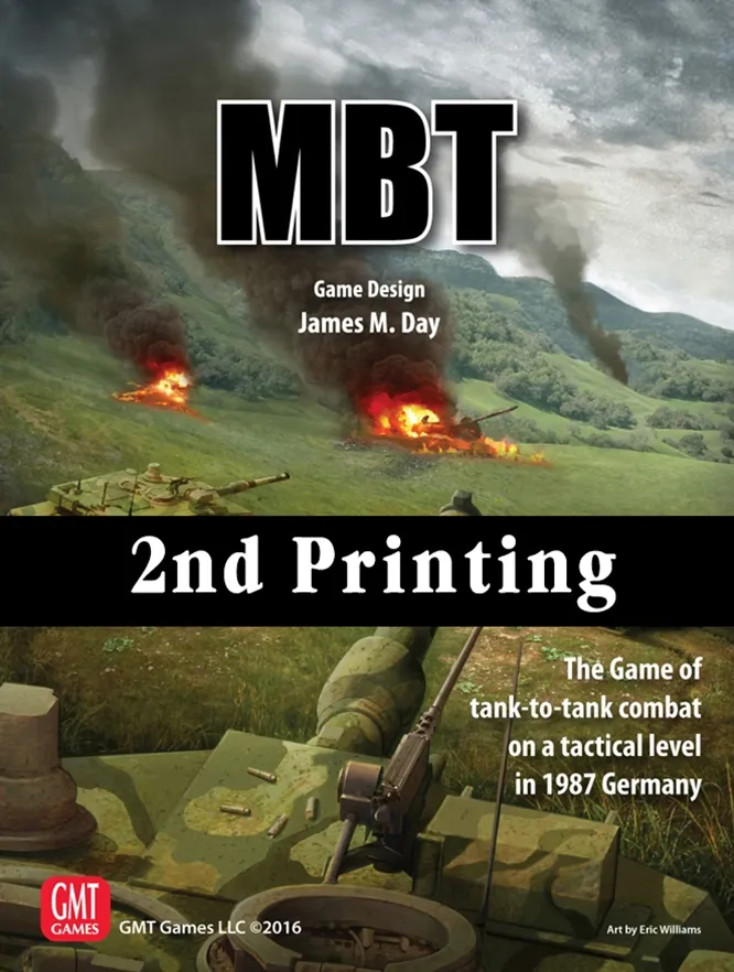 Настольная игра MBT 2nd Print (МБТ) (EN), для 2-2 гравців - KUBIX