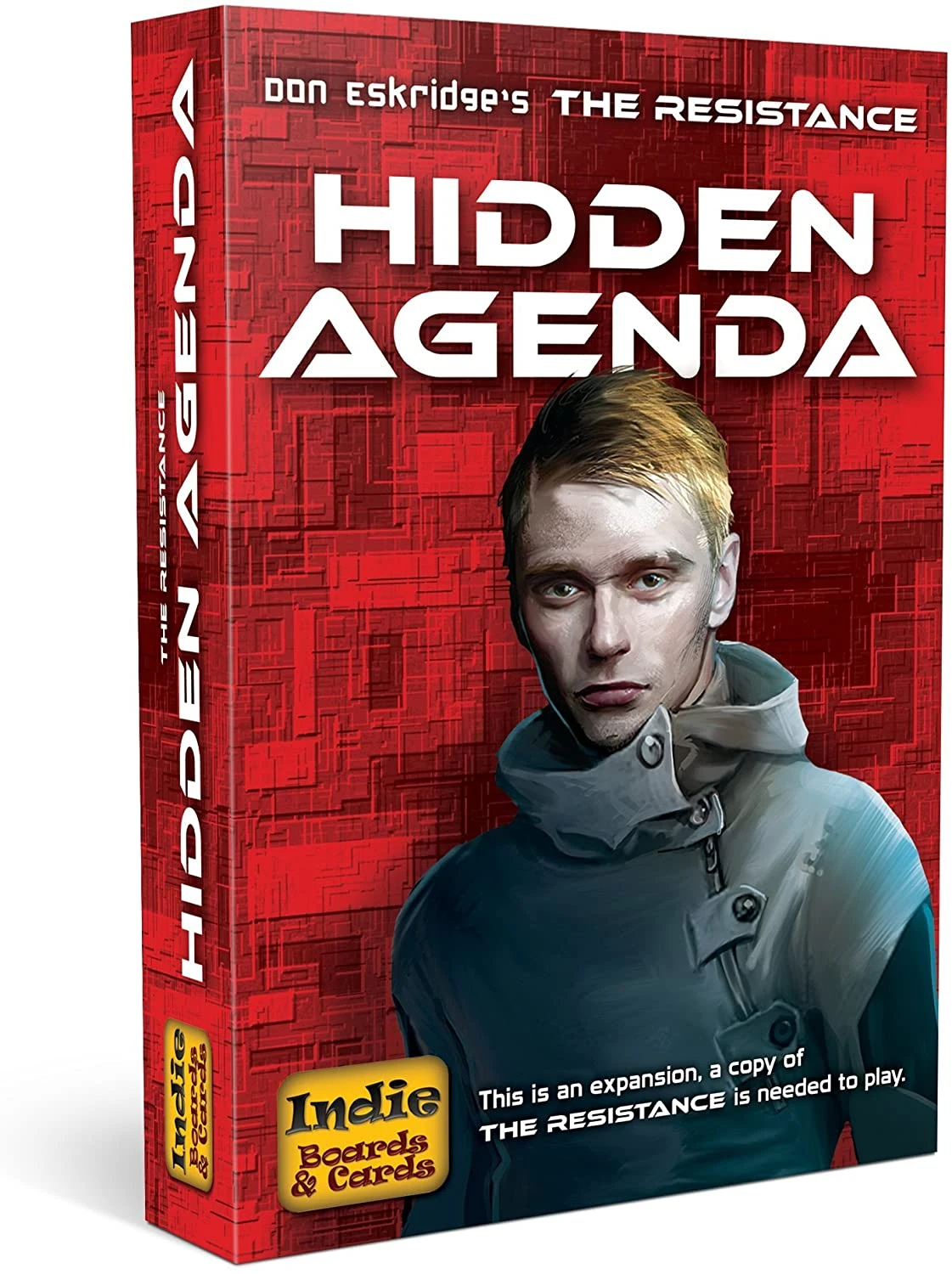 Настільна гра The Resistance. Hidden Agenda (Опір. Прихована програма) (EN), бренду Indie Boards and Cards, для 5-10 гравців, час гри < 30хв. - KUBIX