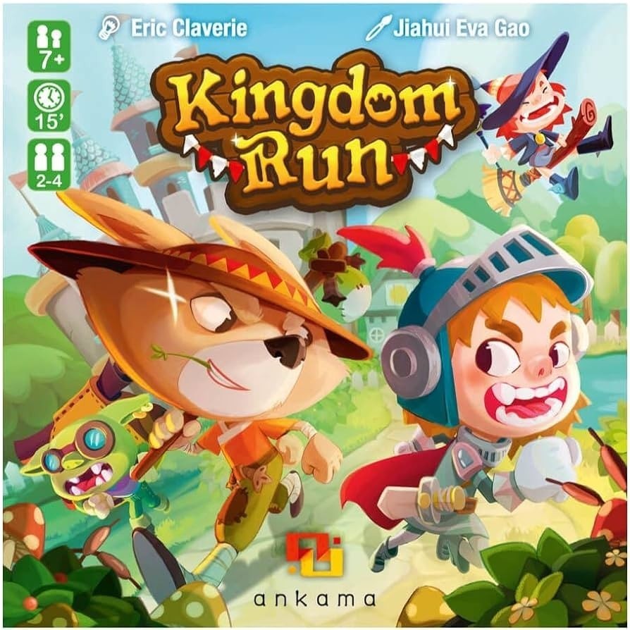 Настольная игра Kingdom Run (Бег королевством) (EN), для 2-4 гравців, час гри < 30мин. - KUBIX