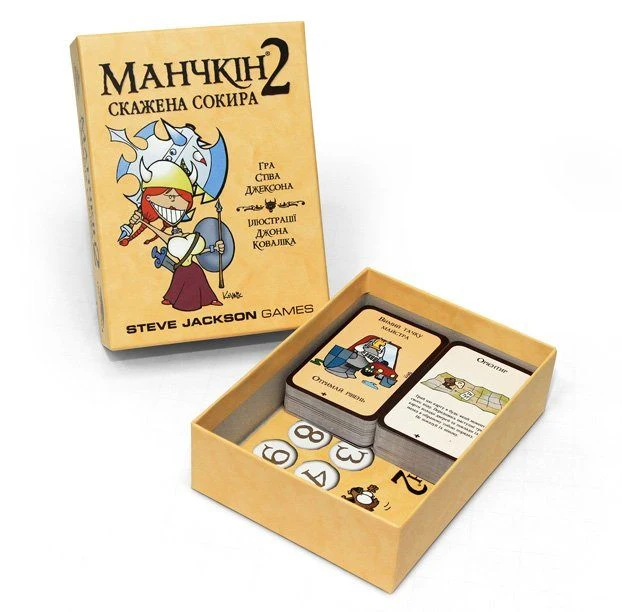 Настільна гра Манчкін 2. Скажена сокира (Munchkin 2: Unnatural Axe), бренду Третя Планета, для 3-6 гравців, час гри < 60хв. - 3 - KUBIX 