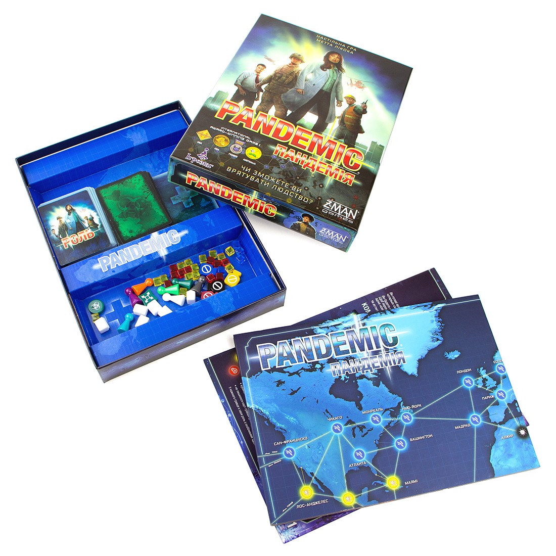 Настільна гра Пандемія (Pandemic), бренду Ігромаг, для 2-4 гравців, час гри < 60хв. - 13 - KUBIX 