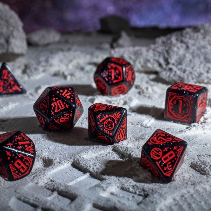 Набор кубиков Space Dice Set: Voyager (7), бренду Q-Workshop - 5 - KUBIX 