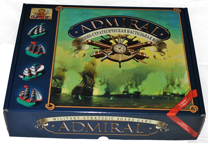 Настольная игра Адмирал (Admiral), бренду Bombat Game, для 2-6 гравців, час гри > 60мин. - 2 - KUBIX 