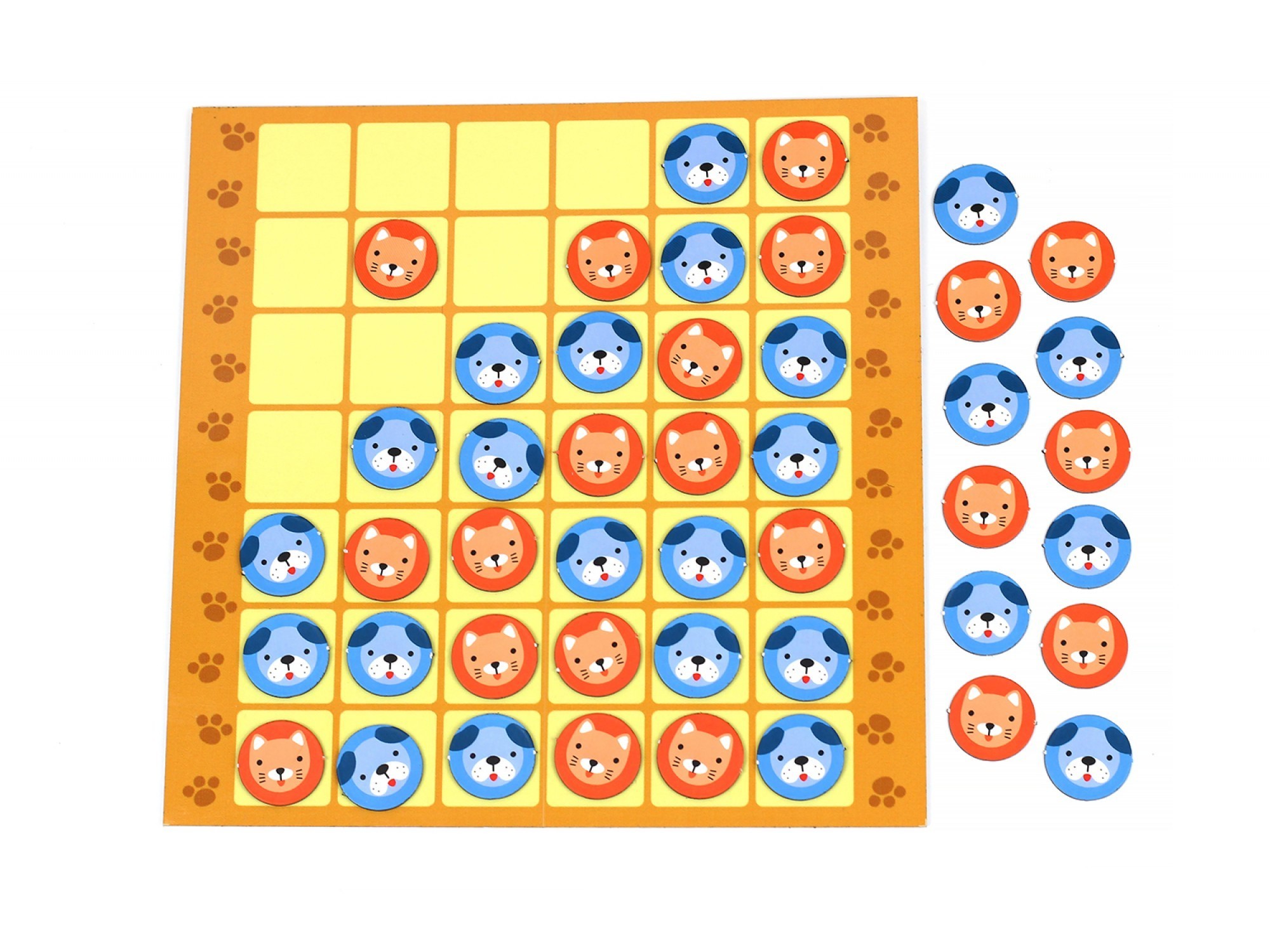 Настольная магнитная игра 4 в ряд, бренду Умняшка, для 2-2 гравців - 3 - KUBIX 