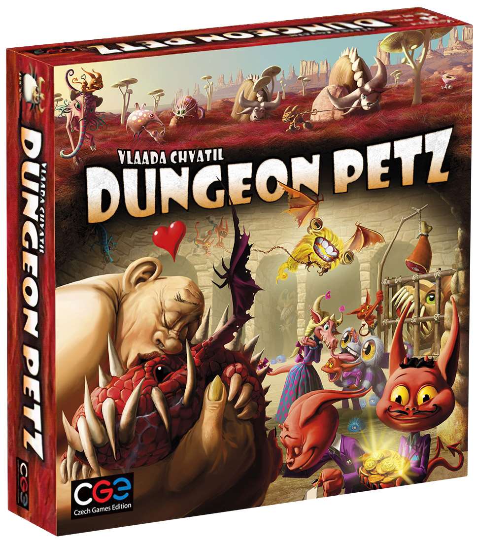 Настільна гра Dungeon Petz (Улюбленці підземель) (EN), бренду Czech Games Edition, для 2-4 гравців, час гри < 60хв. - KUBIX