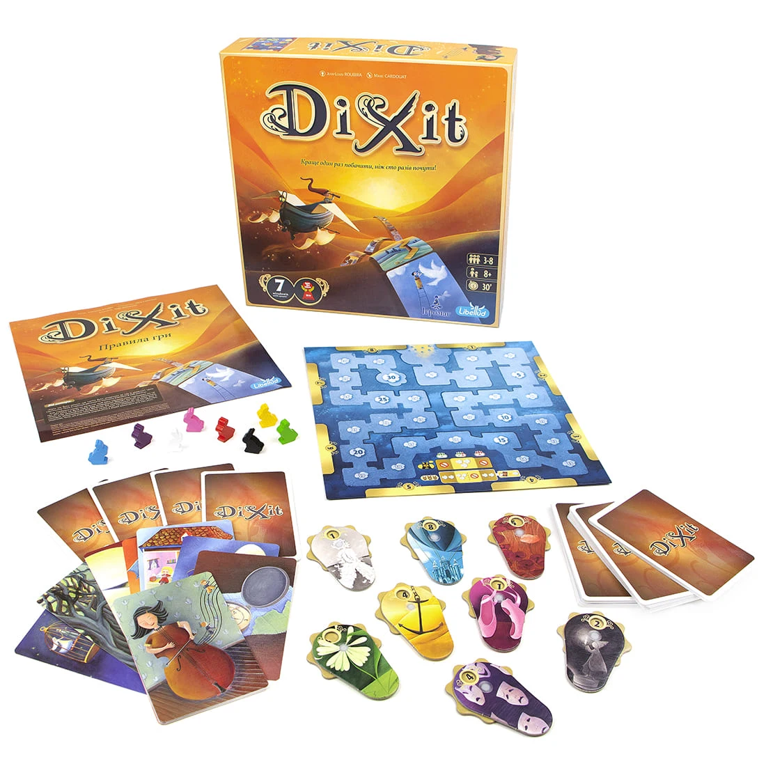 Настільна гра Dixit (FR), бренду Ігромаг, для 3-8 гравців, час гри < 30хв. - 4 - KUBIX 