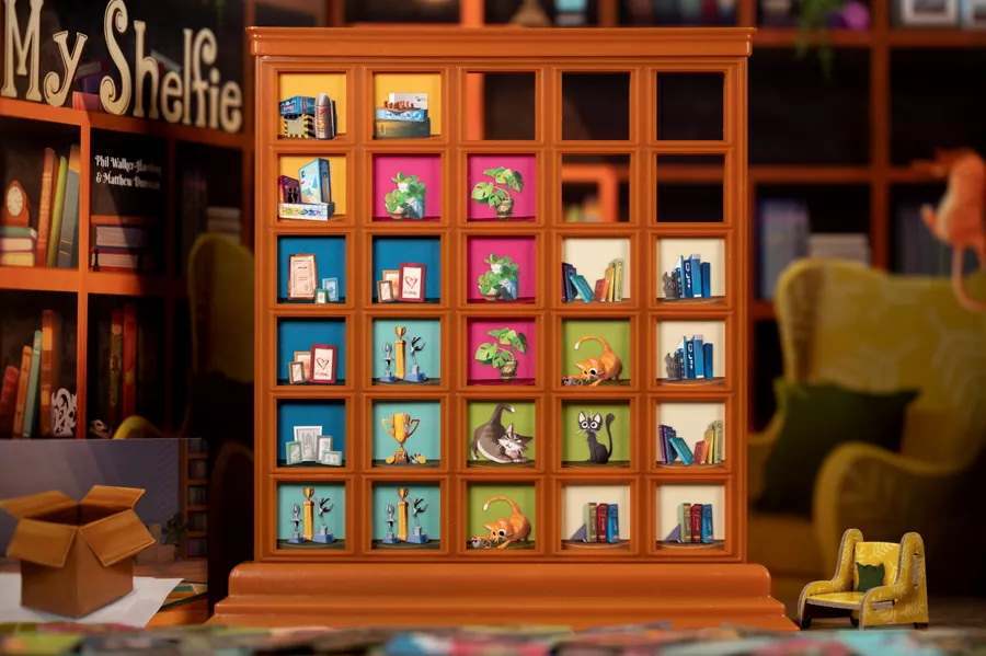 Настольная игра Мои полочки (My Shelfie), бренду Lord of Boards, для 2-4 гравців - 5 - KUBIX 