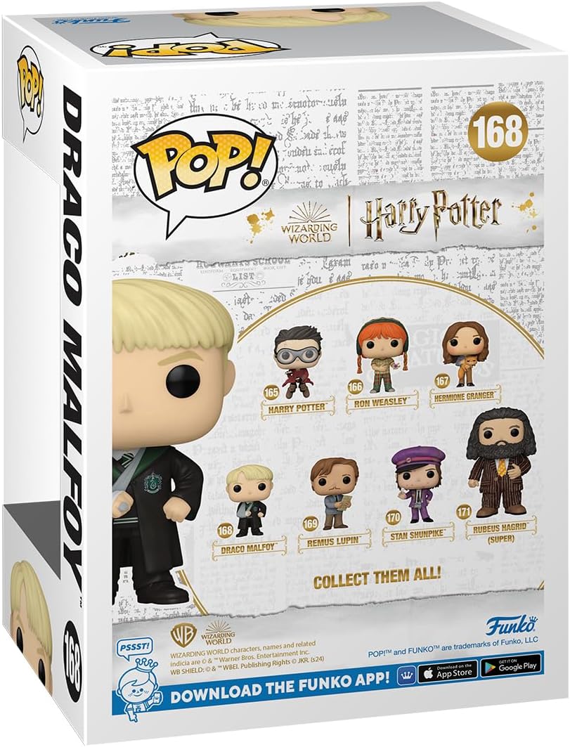 Ігрова фігурка FUNKO POP! Драко Малфой (Draco Malfoy with Broken Arm) Harry Potter #168, бренду Funko - 3 - KUBIX 