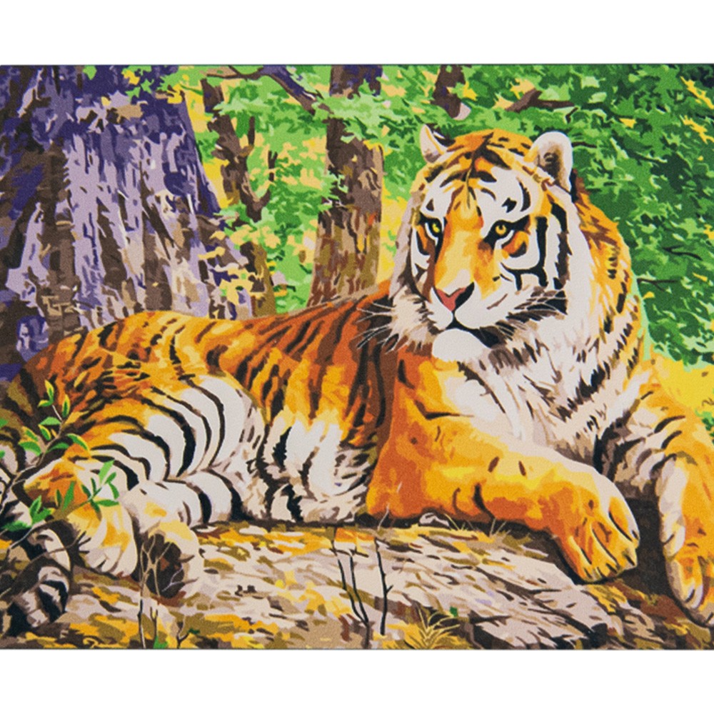 Картина по номерам Большой тигр (40х50 см), бренду Strateg - KUBIX