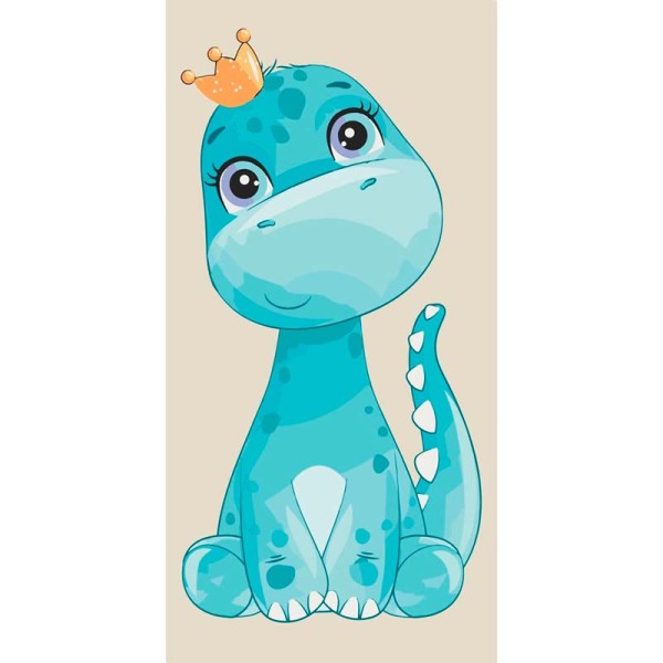 Картина за номерами Cute dino (40х80 см), бренду Art Craft - KUBIX