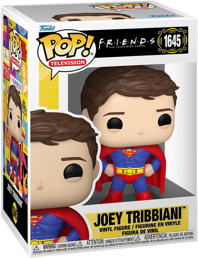 Ігрова фігурка FUNKO POP! Джої в костюмі Супермена (Joey Tribbiani (Superman Costume)) TV: Friends #1645, бренду Funko - KUBIX