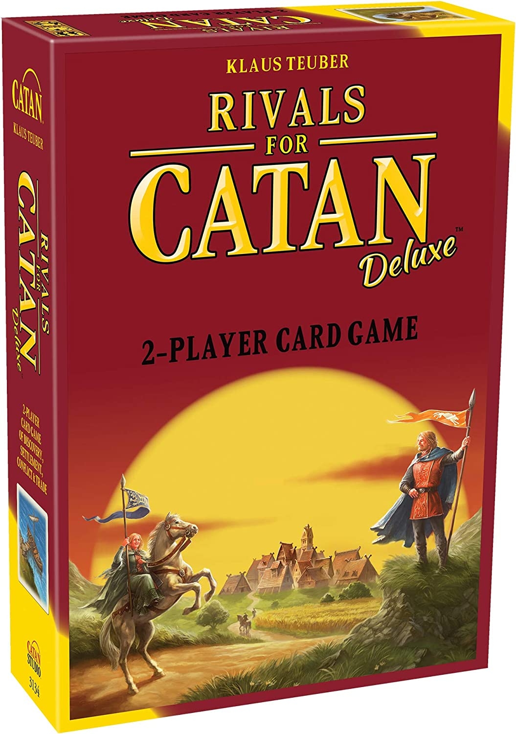 Настільна гра Rivals for Catan: Deluxe (Колонізатори. Князі Катана. Делюкс) (EN), для 2-2 гравців, час гри < 60хв. - KUBIX