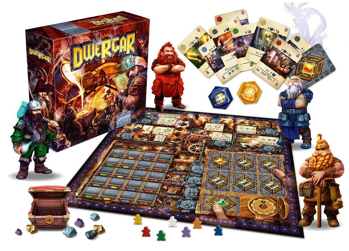 Настольная игра Двергар (Dwergar), бренду Granna, для 2-4 гравців, час гри < 60мин. - 2 - KUBIX 