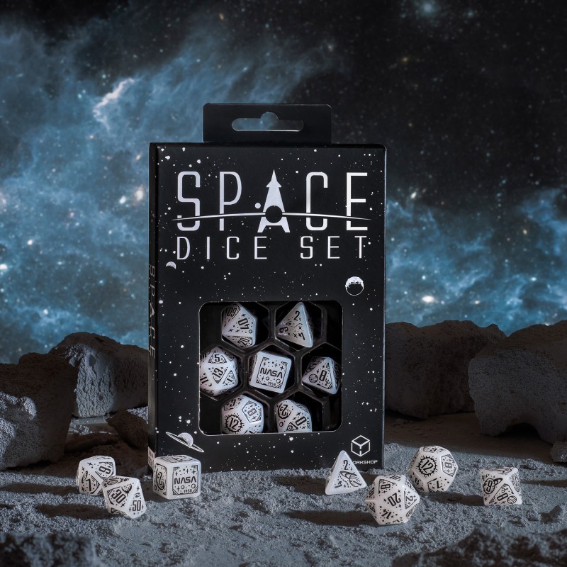 Набор кубиков Space Dice Set: Apollo (7), бренду Q-Workshop - 3 - KUBIX 