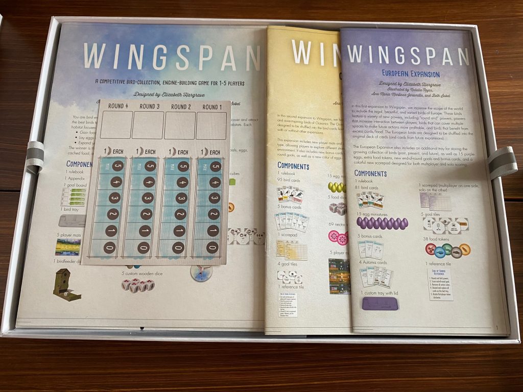 Настольная игра Коробка-органайзер для игры Крылья + дополнение (Wingspan Nesting Box), бренду Игромаг - 8 - KUBIX 