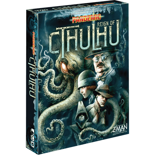 Настольная игра Pandemic: Reign of Cthulhu (Пандемия Правления Ктулху) (EN), для 2-4 гравців, час гри < 60мин. - KUBIX