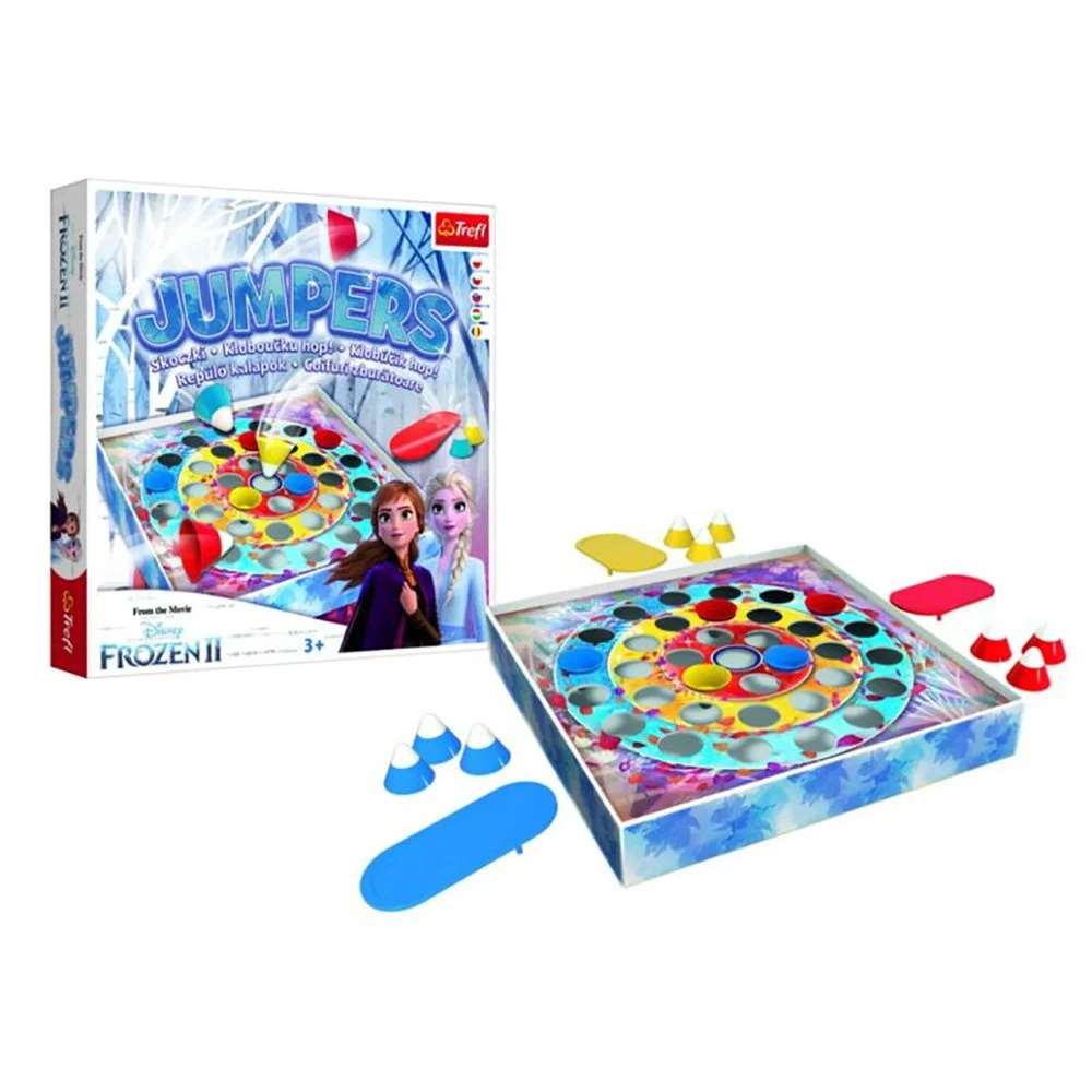 Настольная игра Ледяное сердце 2: Катапульты (Джемперы) (Frozen 2 Disney: Catapults (Jumpers)), бренду Trefl, для 2-4 гравців, час гри < 30мин. - 3 - KUBIX 