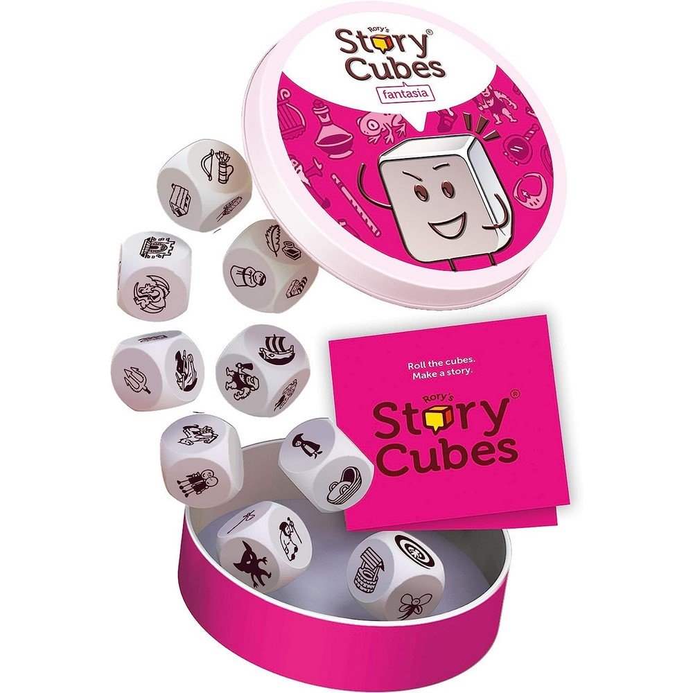 Настільна гра Кубики історій Рорі: Фантазія (Rory's Story Cubes: Fantasia), бренду Asmodee, для 1-12 гравців, час гри < 30хв. - 2 - KUBIX 