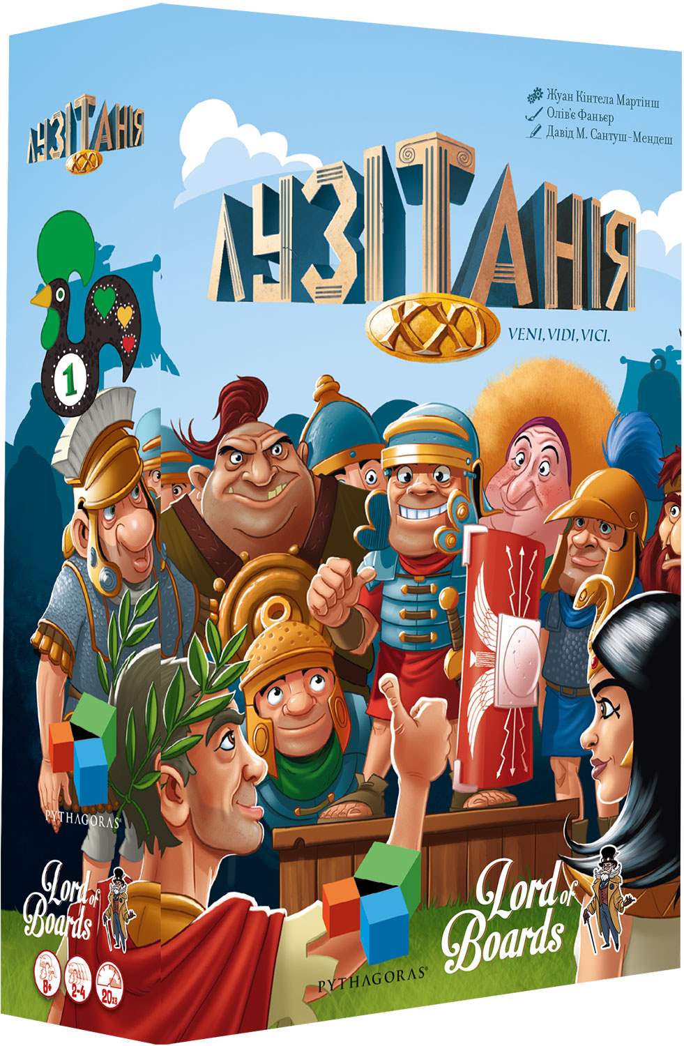 Настільна гра Лузітанія XXI (Lusitania XXI), бренду Lord of Boards, для 1-4 гравців, час гри < 60хв. - KUBIX